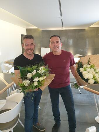 Anthony Rauld et son associé Olivier Beurné